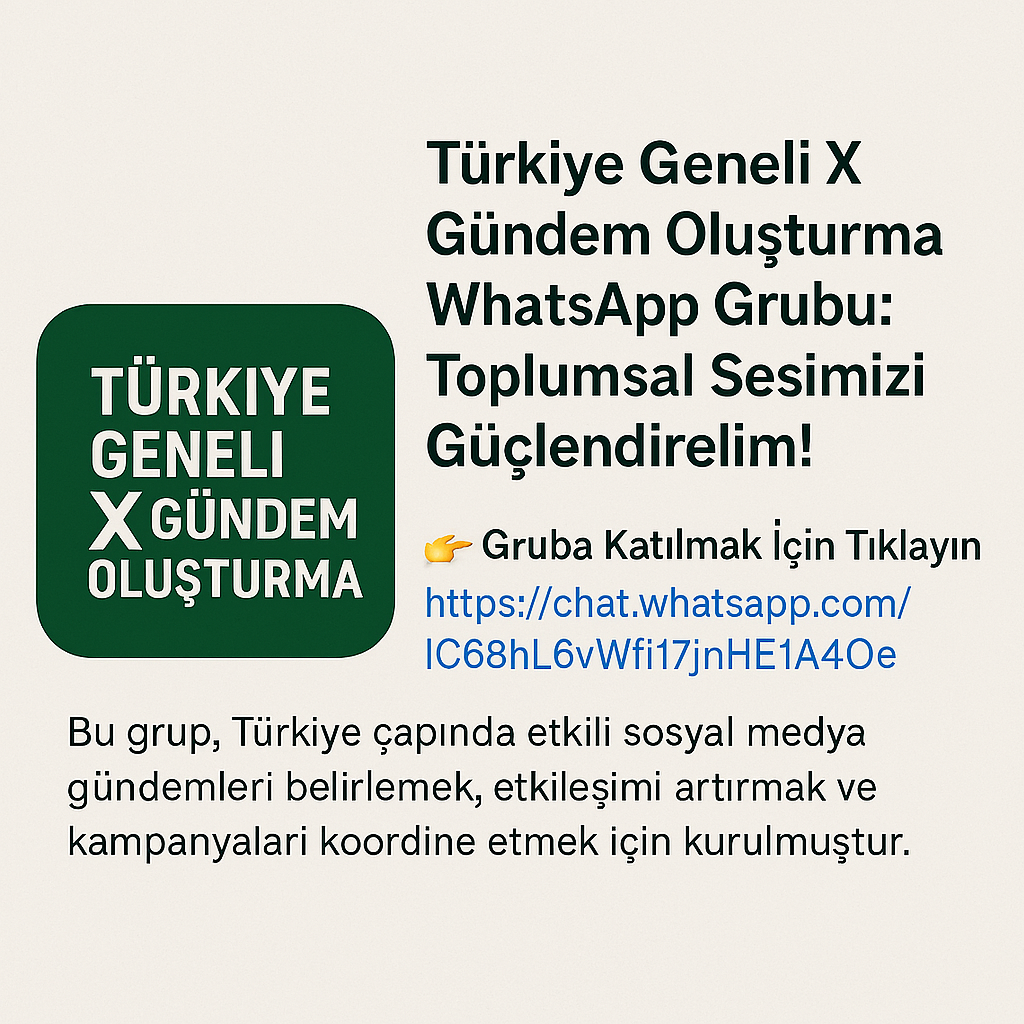 Türkiye Geneli X Gündemi