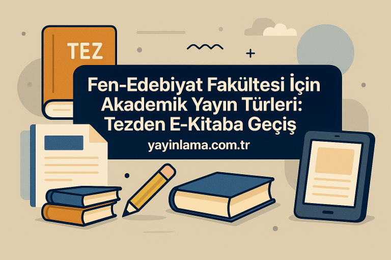 Read more about the article Fen-Edebiyat Fakültesi İçin Akademik Yayın Türleri: Tezden E-Kitaba Geçiş