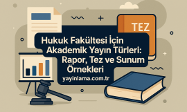Hukuk Fakültesi İçin Akademik Yayın Türleri: Rapor, Tez ve Sunum Örnekleri