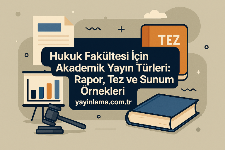 Read more about the article Hukuk Fakültesi İçin Akademik Yayın Türleri: Rapor, Tez ve Sunum Örnekleri