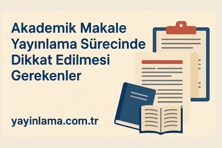 Read more about the article Akademik Makale Yayınlama Sürecinde Dikkat Edilmesi Gerekenler
