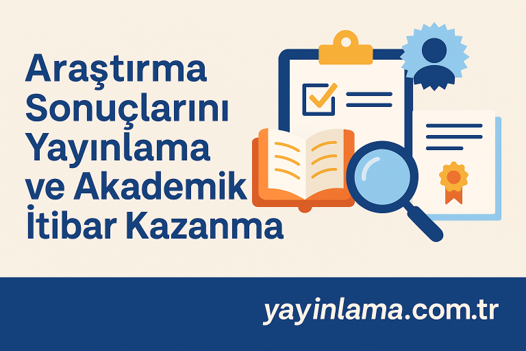 Read more about the article Araştırma Sonuçlarını Yayınlama ve Akademik İtibar Kazanma