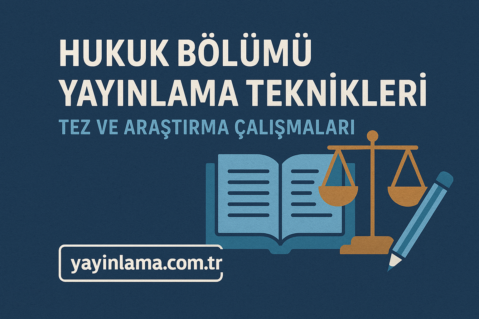 Hukuk Bölümü Yayınlama Teknikleri - Yayınlatmak İstiyorum