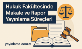 Hukuk Fakültesinde Makale ve Rapor Yayınlama Süreçleri