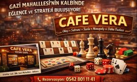 Cafe Vera | Gazi Mahallesi’nin En Eğlenceli Oyun Cafe’si