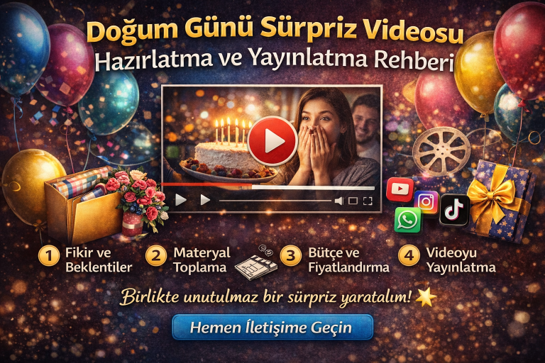 Doğum Günü Sürpriz Videosu Hazırlatma ve Yayınlatma Rehberi