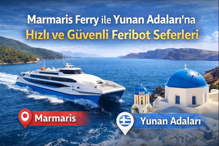 Marmaris Ferry ile Yunan Adaları’na Hızlı ve Güvenli Feribot Seferleri