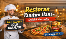 Restoran Tanıtım İlanı – Doluluk Garantili