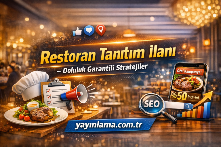 Read more about the article Restoran Tanıtım İlanı – Doluluk Garantili Stratejiler