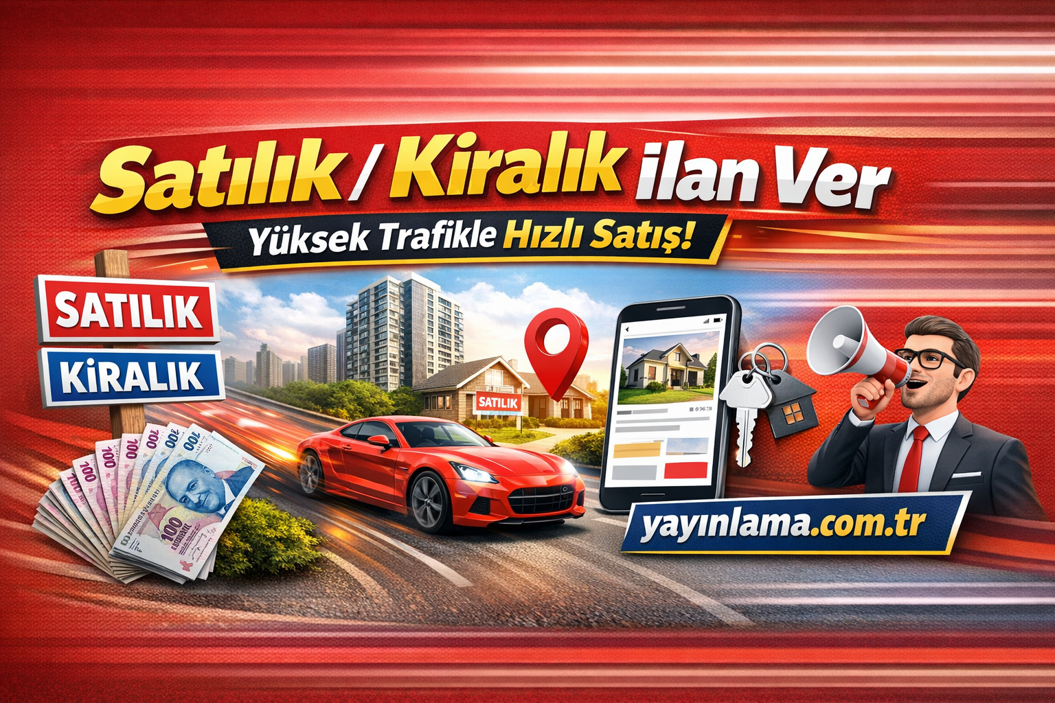 SatılıkKiralık İlan Ver - Yayınlatmak İstiyorum