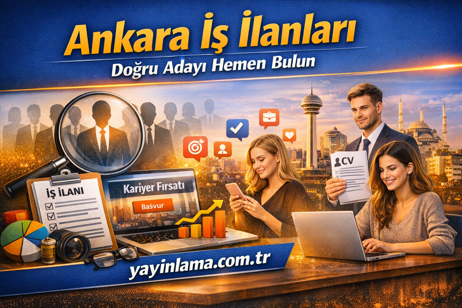 Ankara İş İlanları Doğru Adayı Hemen Bulun - Yayınlatmak İstiyorum