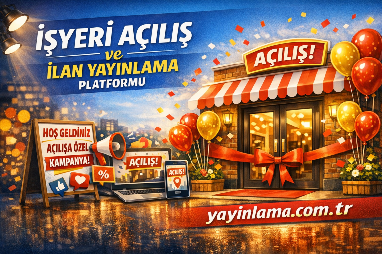 Read more about the article İşyeri Açılış ve İlan Yayınlama Platformu