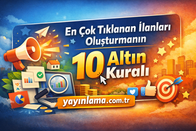 Read more about the article En Çok Tıklanan İlanları Oluşturmanın 10 Altın Kuralı