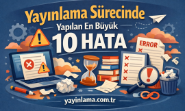Yayınlama Sürecinde Yapılan En Büyük 10 Hata