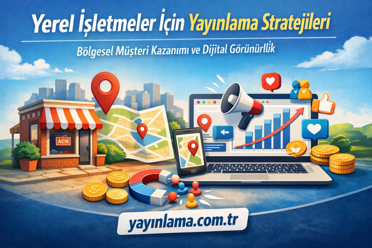 Read more about the article Yerel İşletmeler İçin Yayınlama Stratejileri – Bölgesel Müşteri Kazanımı ve Dijital Görünürlük