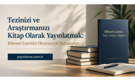 Tezinizi ve Araştırmanızı Kitap Olarak Yayınlatmak: Bilimsel Eserinizi Okuyucuyla Buluşturun