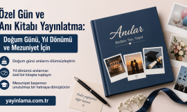 Özel Gün ve Anı Kitabı Yayınlatma: Doğum Günü, Yıl Dönümü ve Mezuniyet İçin