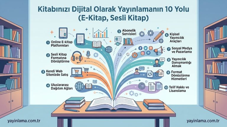 Read more about the article Kitabınızı Dijital Olarak Yayınlamanın 10 Yolu (E-Kitap, Sesli Kitap)