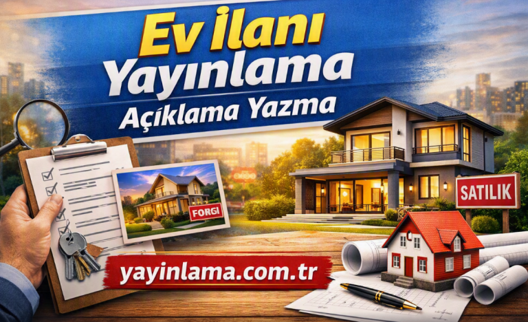 Read more about the article Ev İlanı Yayınlama Açıklama Yazma